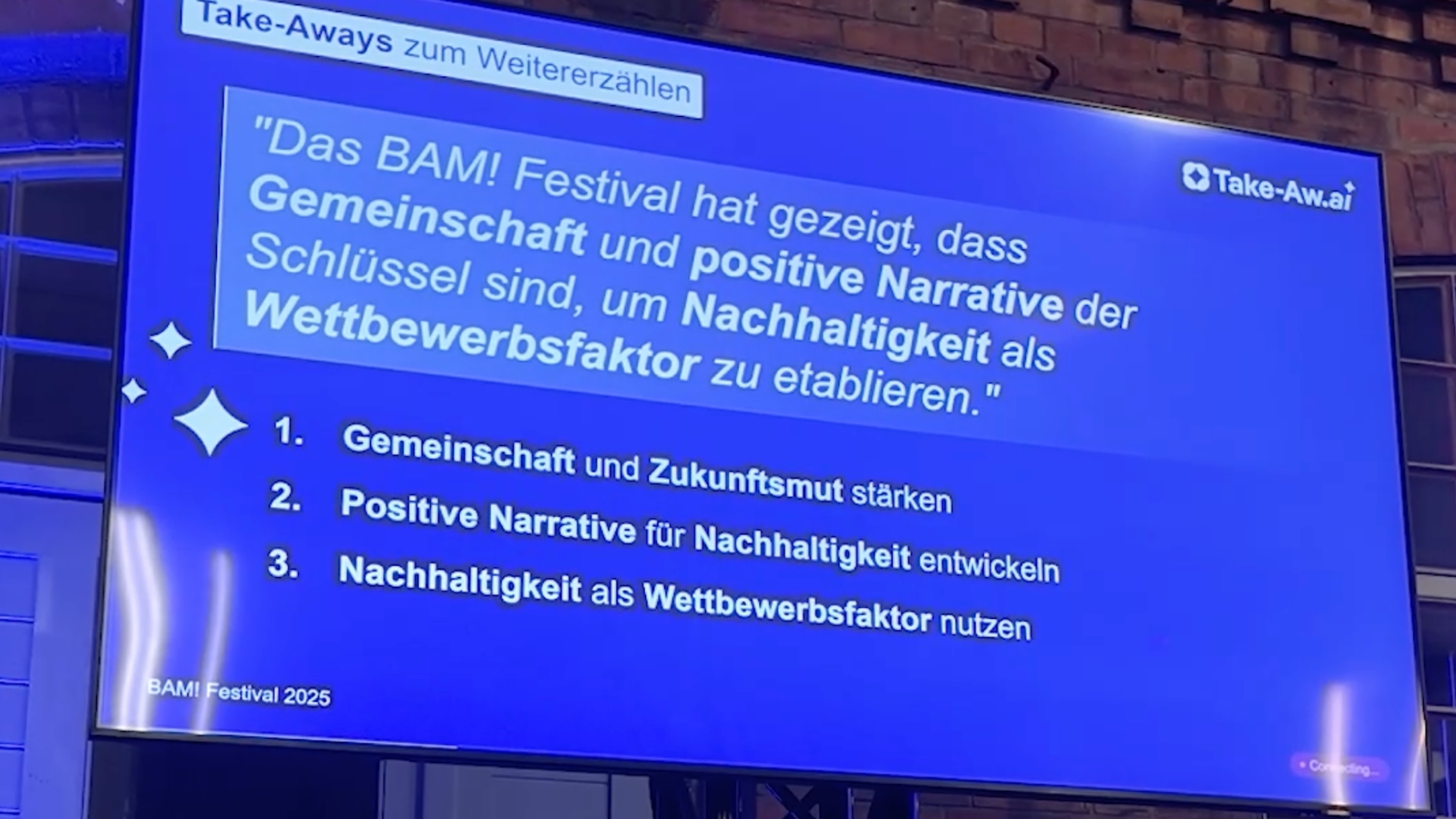 BAM - Bock Auf Morgen Festival